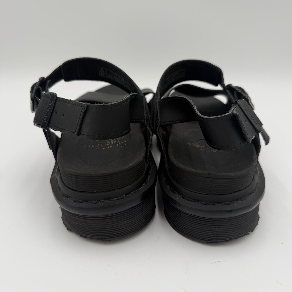 Dr. Martens Voss Black Chunky Platform Sandals Grunge Goth Alt Edgy 10 - Picture 8 of 10